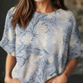 womens-vintage-floral-art-print-casual-crew-neck-short-sleeve-knitted-sweater-umre