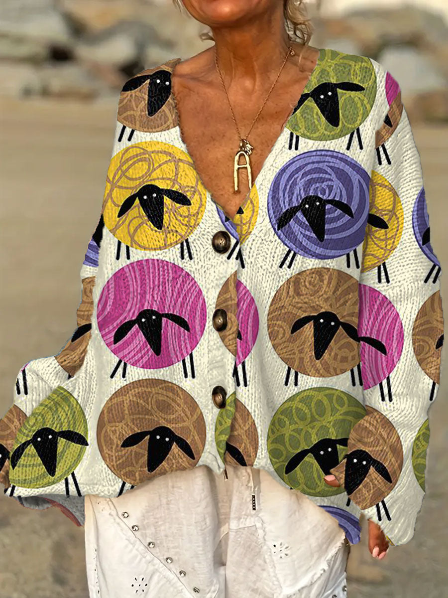 womens-funny-sheep-art-print-casual-pullover-sweater-9g7k