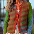vintage-geometric-stripe-painting-art-print-buttoned-cardigan-sweater-1t14