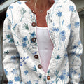 womens-creative-floral-art-print-buttoned-cardigan-sweater