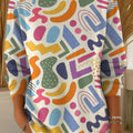 womens-colorful-irregular-pattern-casual-pullover-sweater