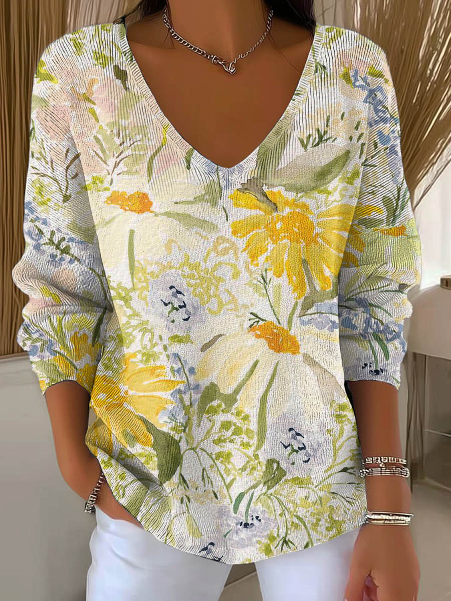 womens-vintage-floral-pattern-art-print-casual-pullover-sweater-go6f