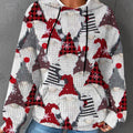Autumn/Winter Women's Essential Creative Printed Long Sleeve Hooded Sweatshirt