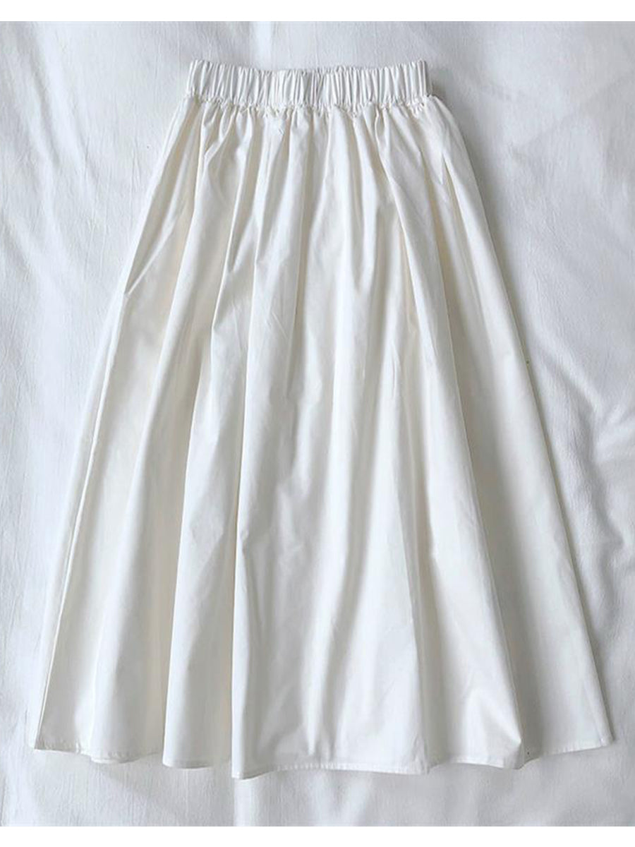 Women's Cotton Pocket Skirt