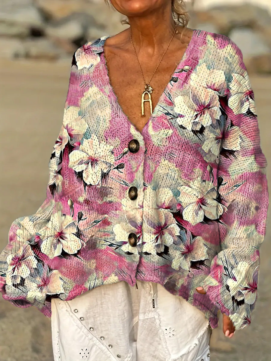 womens-retro-artistic-flowers-casual-pullover-sweater-ayky