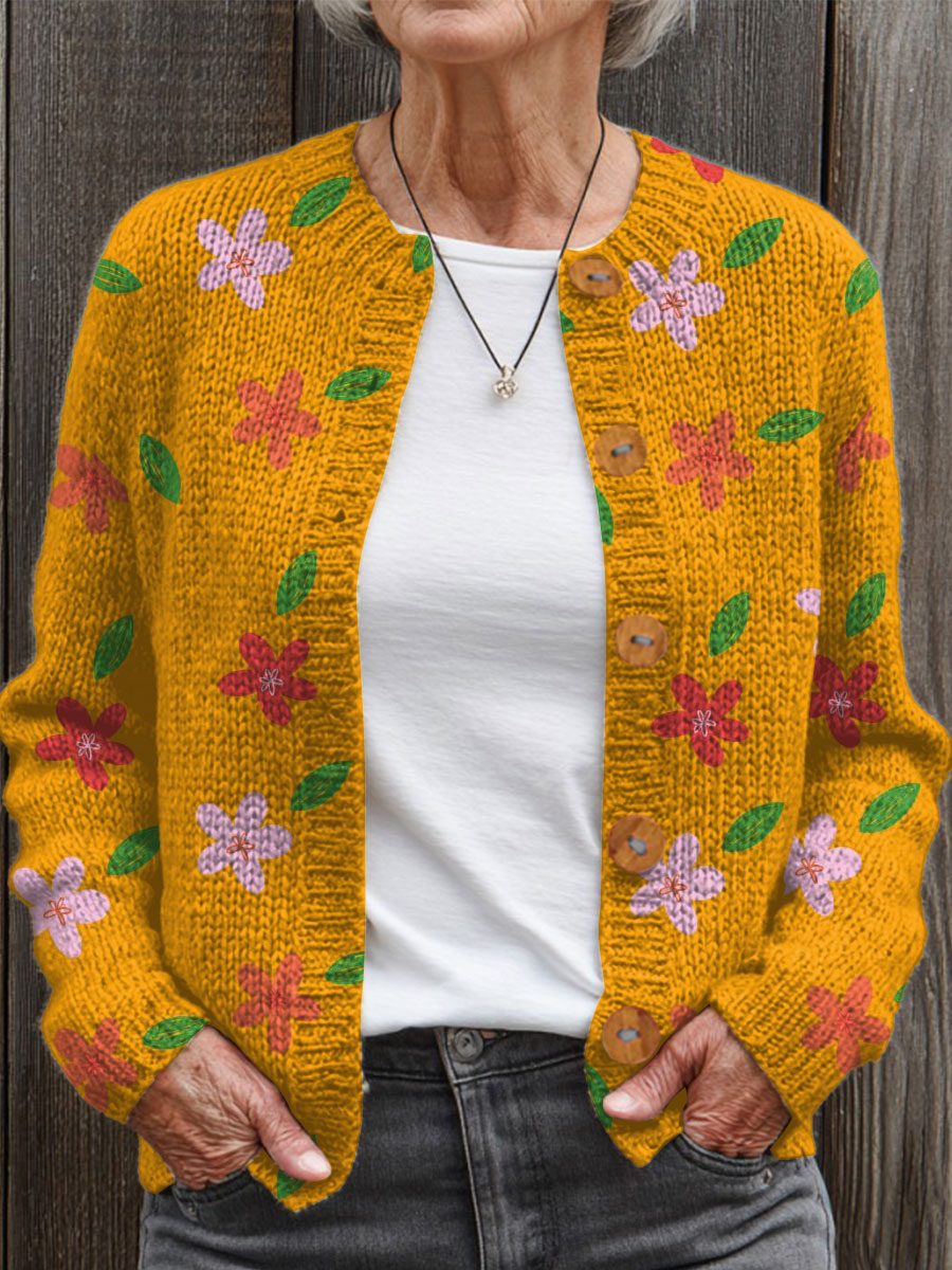 vintage-flower-art-print-buttoned-cardigan-sweater-43u2