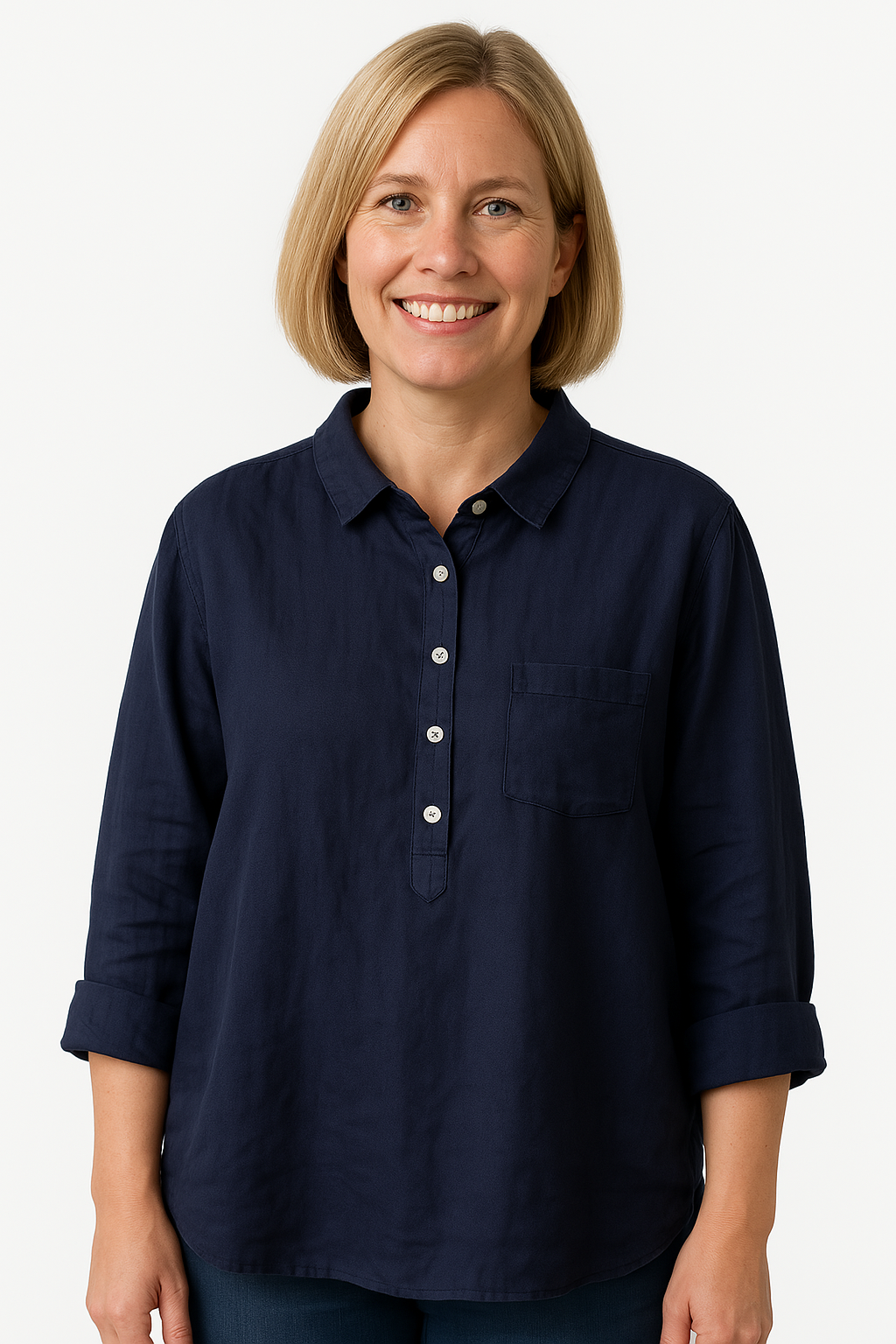 Trendy Tops for Women Button Down Blouses Casual Loose Long Sleeve Lapel Work Hi Low Miss Long Sleeve Shirts for