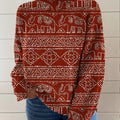 womens-vintage-art-elephant-lines-print-knit-turtleneck-pullover-sweater
