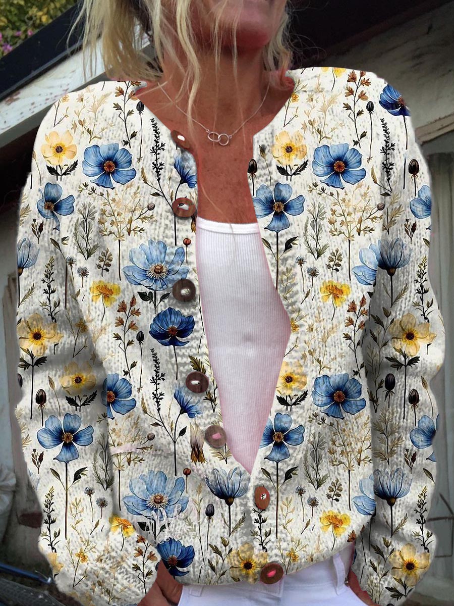 womens-vintage-floral-art-print-buttoned-cardigan-sweater-6lyh