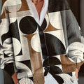 vintage-abstract-geometric-painting-art-print-buttoned-v-neck-cardigan-sweater