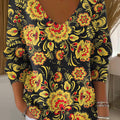 womens-vintage-floral-art-print-casual-pullover-sweater-b5j7