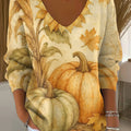 womens-floral-pumpkin-painting-art-print-casual-pullover-sweater-0tv5