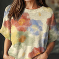 womens-vintage-floral-art-print-casual-crew-neck-short-sleeve-knitted-sweater-8g9c