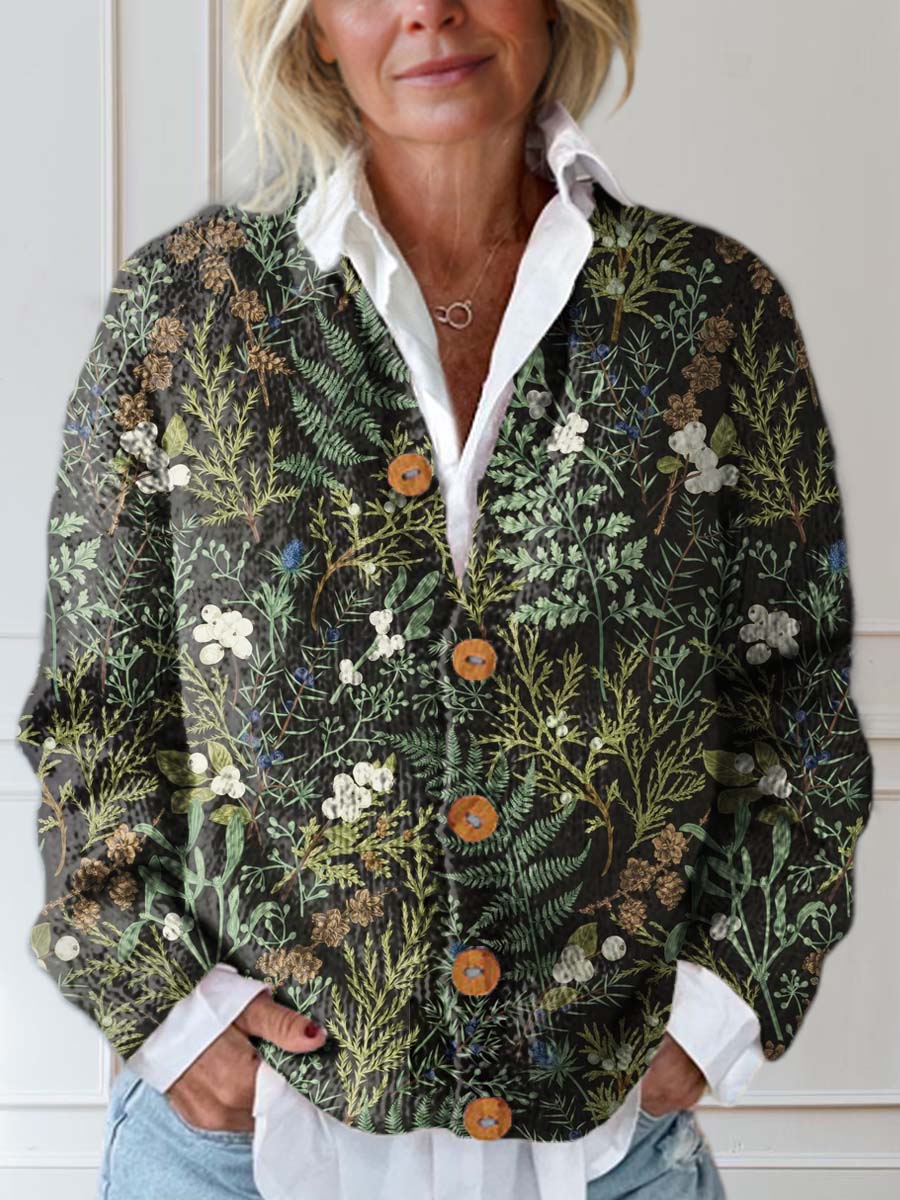 womens-vintage-floral-art-print-buttoned-cardigan-sweater-43cf