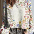 womens-artistic-watercolor-flowers-casual-pullover-sweater