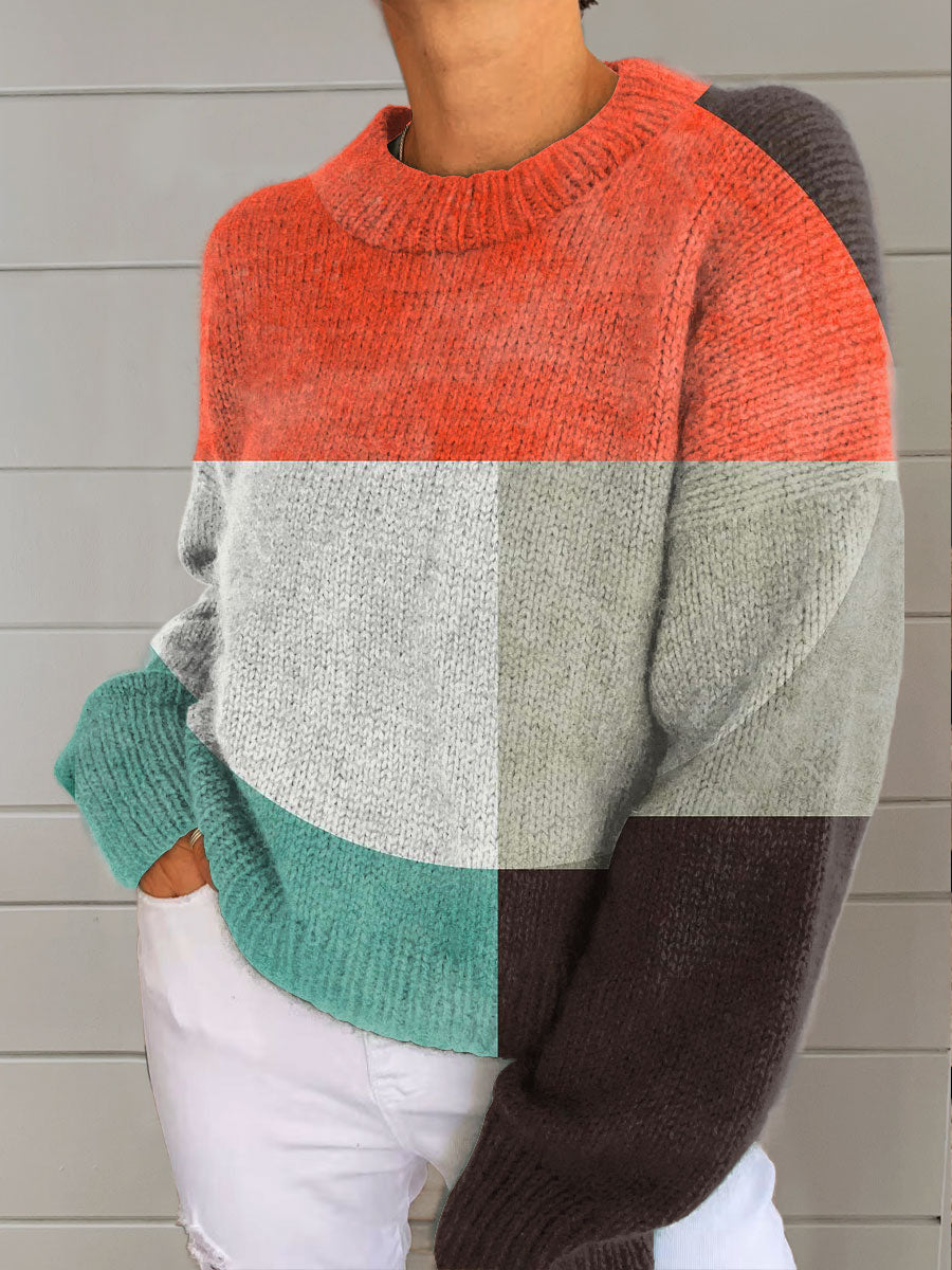 womens-vintage-abstract-geometry-art-print-casual-pullover-sweater-mg7r