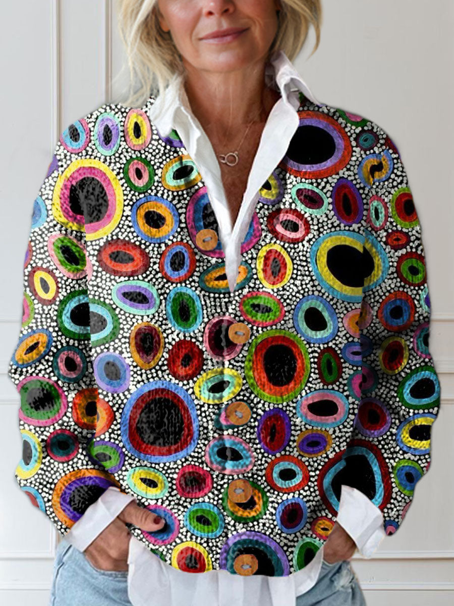 womens-abstract-geometric-pattern-art-print-buttoned-cardigan-sweater-312m