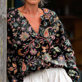 vintage-ethnic-paisley-floral-drawing-art-print-buttoned-cardigan-sweater