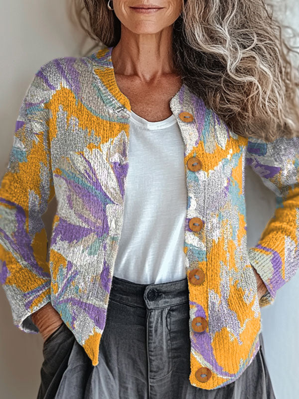 vintage-flower-art-print-buttoned-cardigan-sweater-r1yd