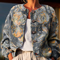 vintage-abstract-floral-painting-art-print-buttoned-cardigan-sweater
