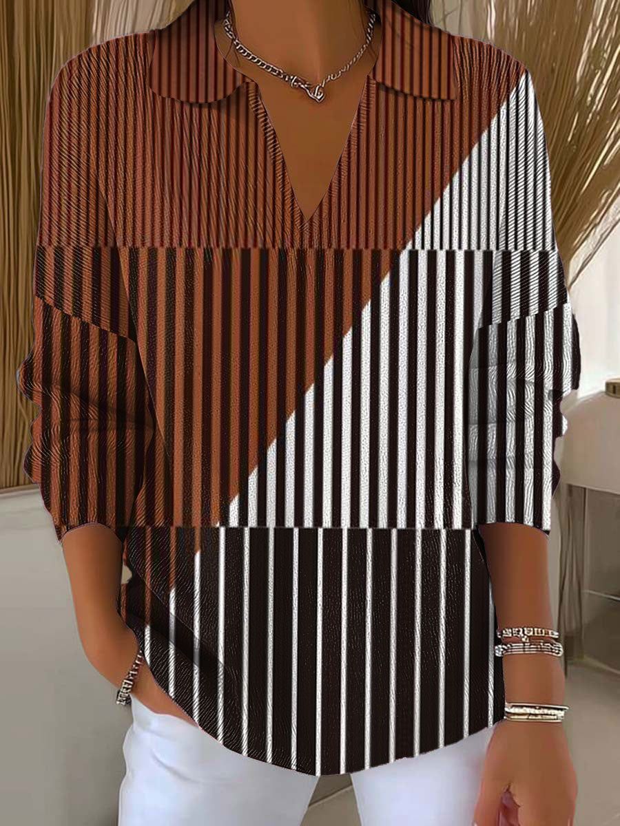 womens-vintage-abstract-geometry-art-printed-casual-hooded-button-sweater-u6ia