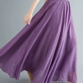 Women's Free Breathable Elastic Linen Skirt