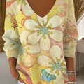 womens-vintage-flower-art-print-casual-pullover-sweater-iu0i