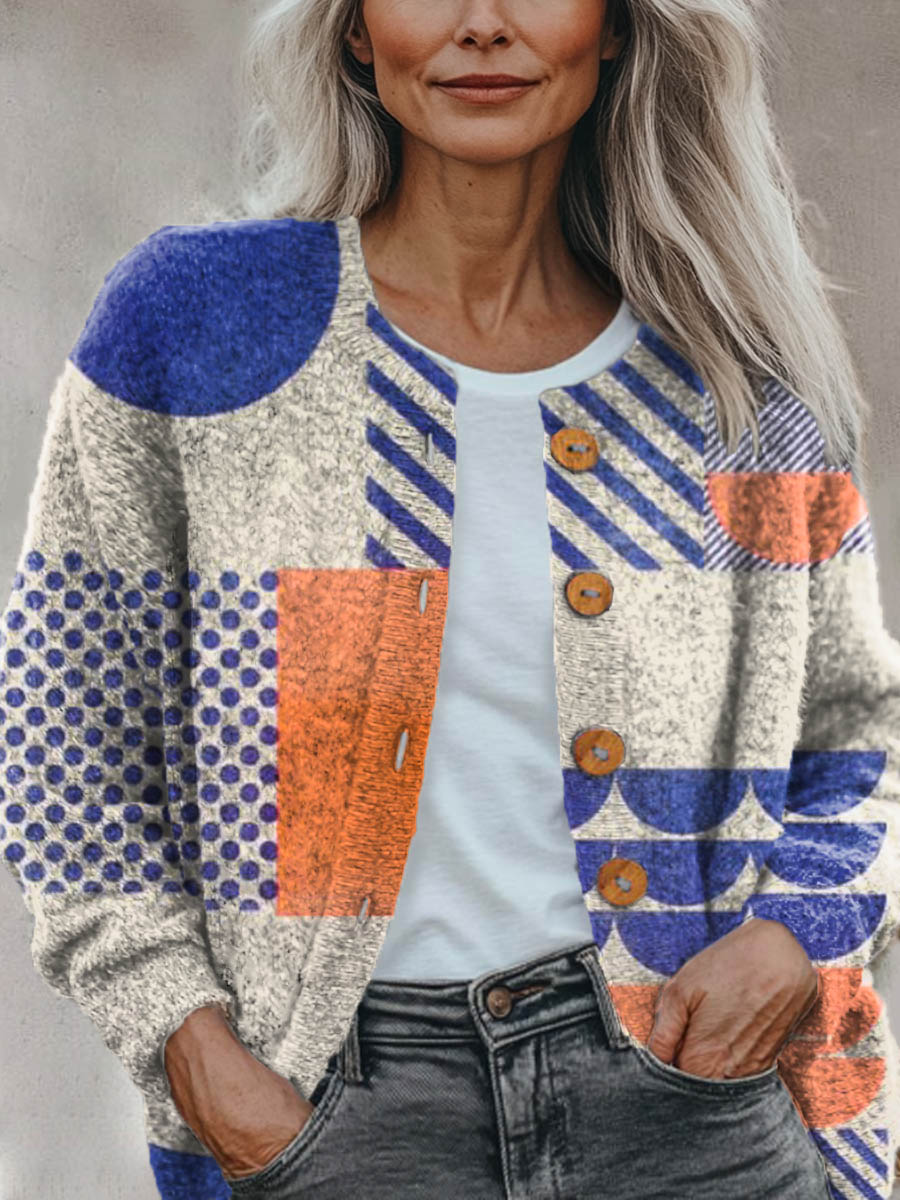 womens-abstract-geometric-pattern-art-print-buttoned-cardigan-sweater-4n7x