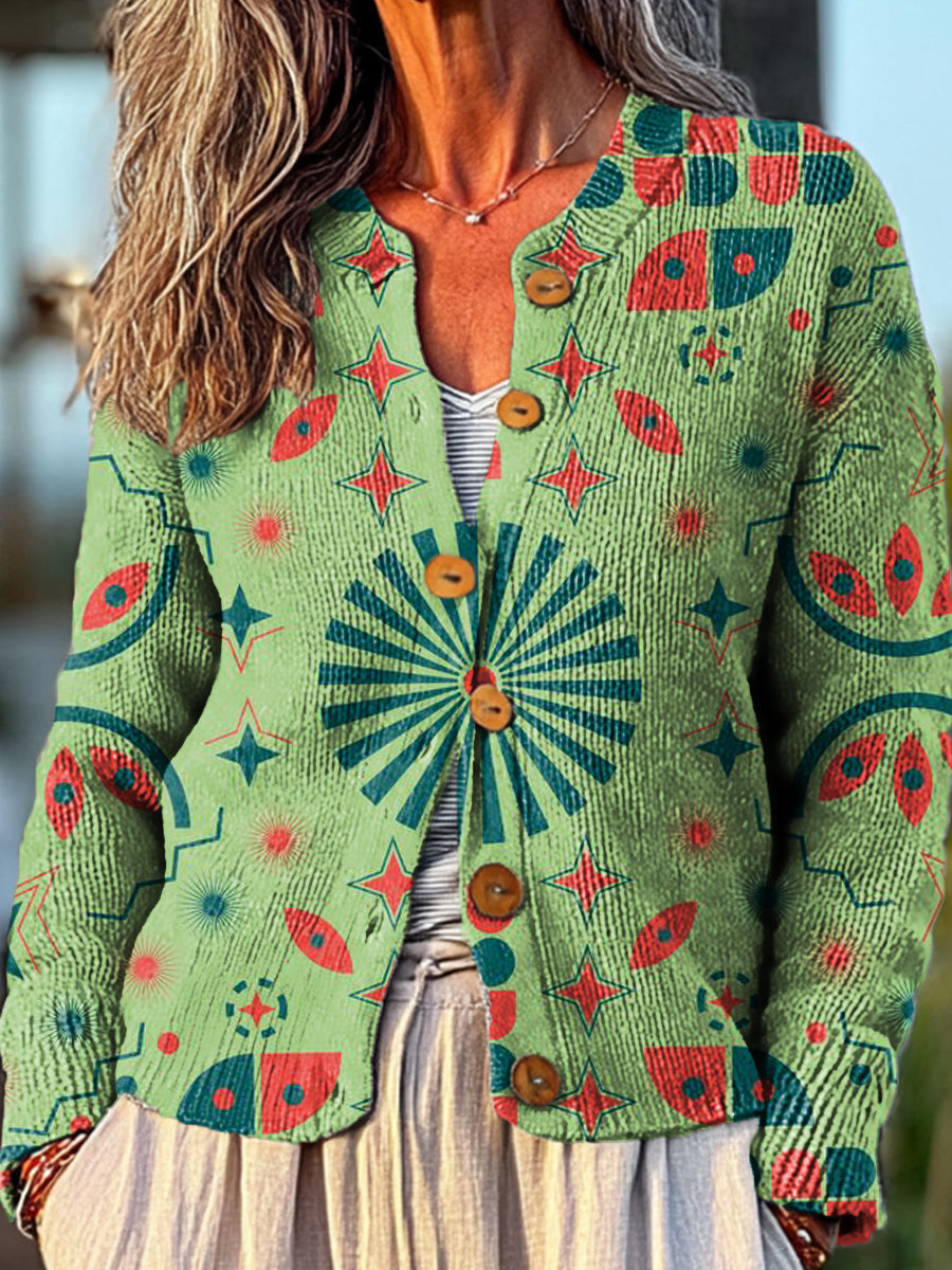 beautiful-geometric-symmetrical-painting-art-print-buttoned-cardigan-sweater