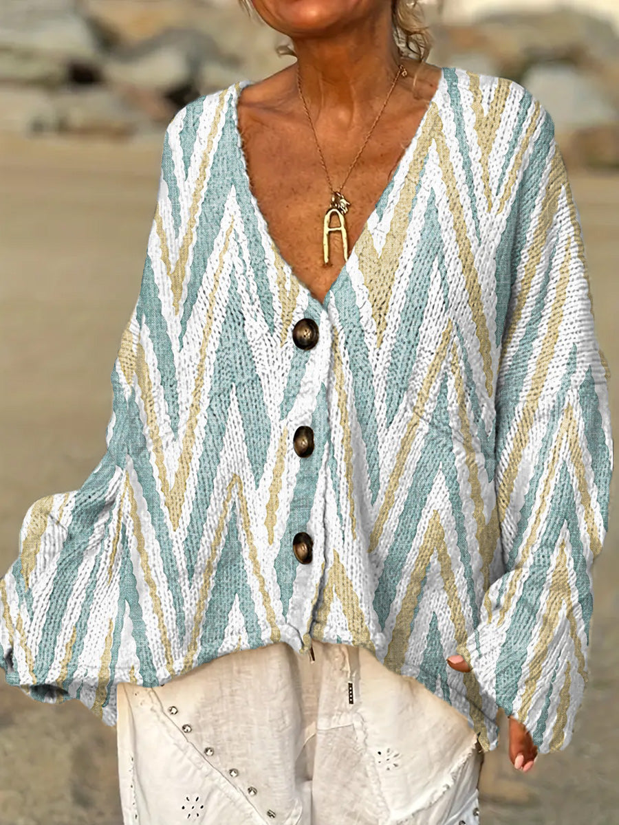 womens-art-abstract-lines-casual-pullover-sweater