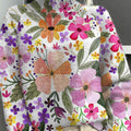Vintage-Blumenmuster-Strick-Rollkragenpullover-Sweater-axtl 