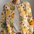 womens-retro-pumpkin-art-print-buttoned-cardigan-sweater