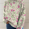 womens-floral-art-print-knit-turtleneck-pullover-sweater-bnrx