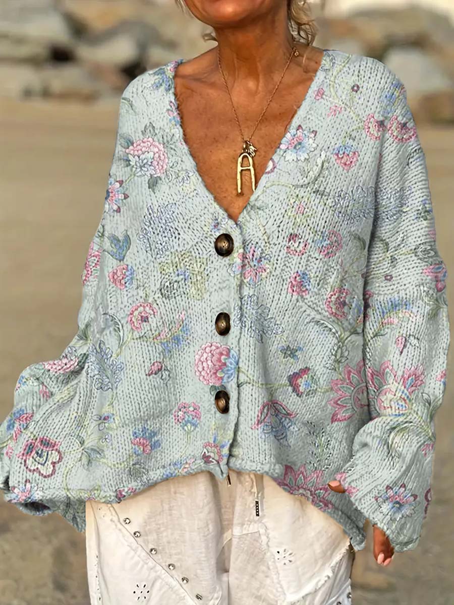 womens-retro-artistic-flowers-casual-pullover-sweater-qw80