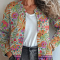 vintage-flower-art-print-buttoned-cardigan-sweater-syr2