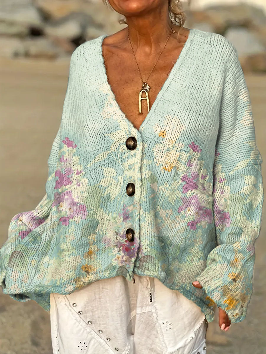 womens-vintage-floral-pattern-art-print-casual-pullover-sweater-34us