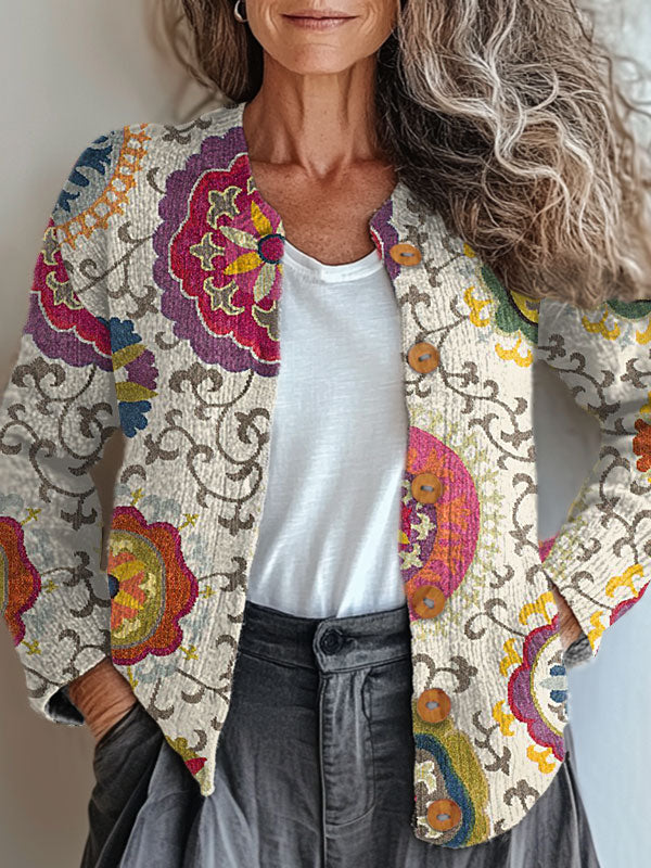 vintage-flower-art-print-buttoned-cardigan-sweater-rcd6