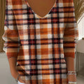 womens-autumn-vintage-plaid-art-print-casual-pullover-sweater-n98y