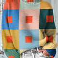 colorful-geometric-check-color-block-painting-art-print-knit-turtleneck-pullover-sweater