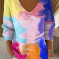 womens-color-gradient-fusion-print-casual-pullover-sweater