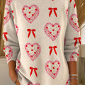 womens-love-cake-bow-print-casual-pullover-sweater