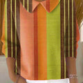 womens-colorful-stripe-painting-art-print-casual-peter-pan-collar-3-4-sleeve-sweater-tscj