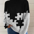womens-abstract-puzzle-pattern-art-print-knit-turtleneck-pullover-sweater