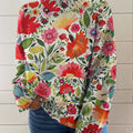 womens-vintage-art-flower-print-knit-turtleneck-pullover-sweater-u1h0
