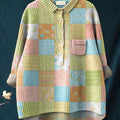 womens-vintage-patchwork-pattern-art-print-casual-pullover-knit-sweater