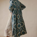 Jacquard Maxi Shirt Jacket