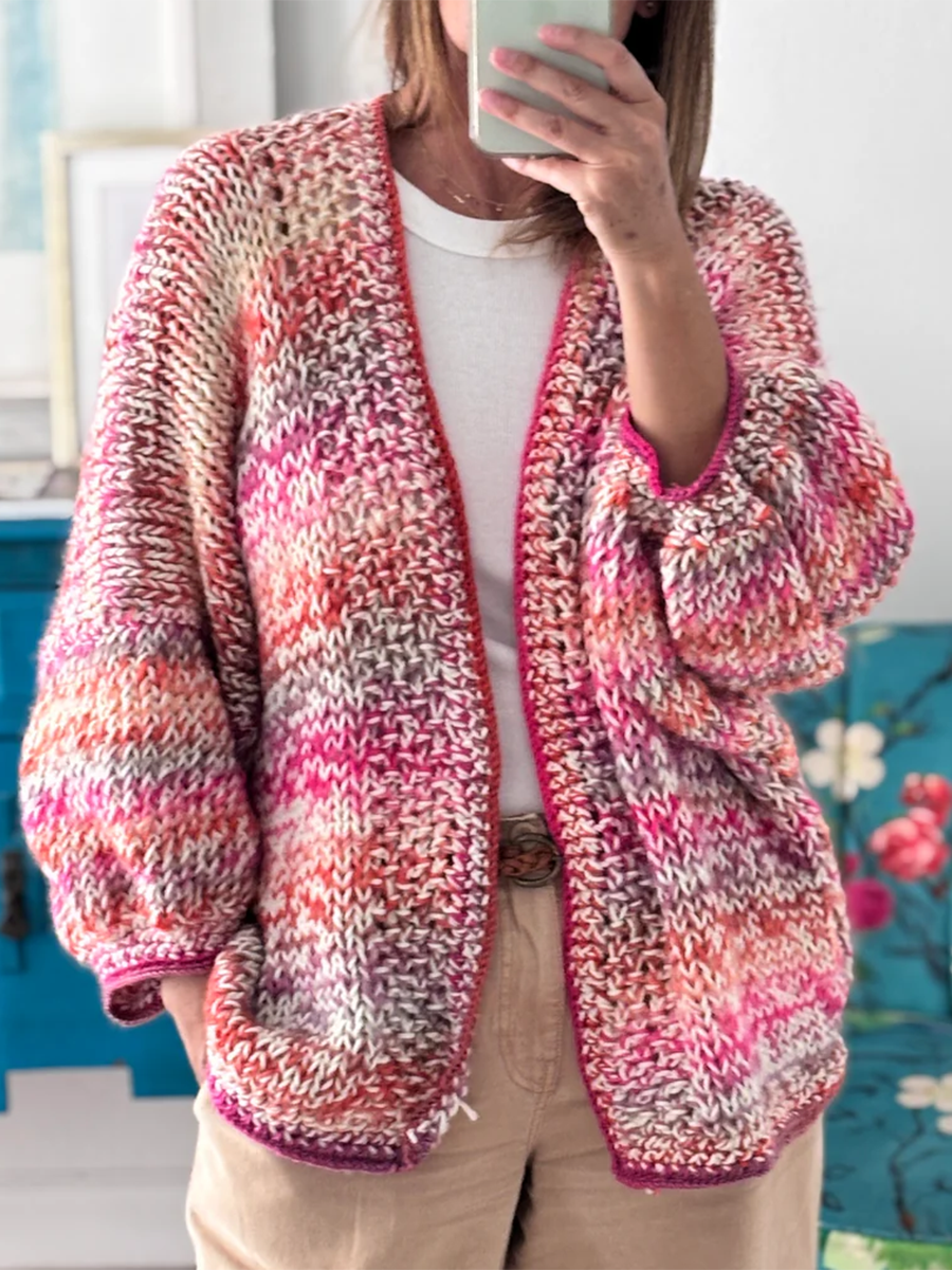 multicolor-chunky-knit-cardigan-sweater