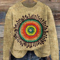 vintage-psychedelic-collage-sunflower-retro-hippie-art-pattern-art-print-knit-pullover-sweater