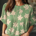 womens-vintage-floral-art-print-casual-crew-neck-short-sleeve-knitted-sweater-tm4e