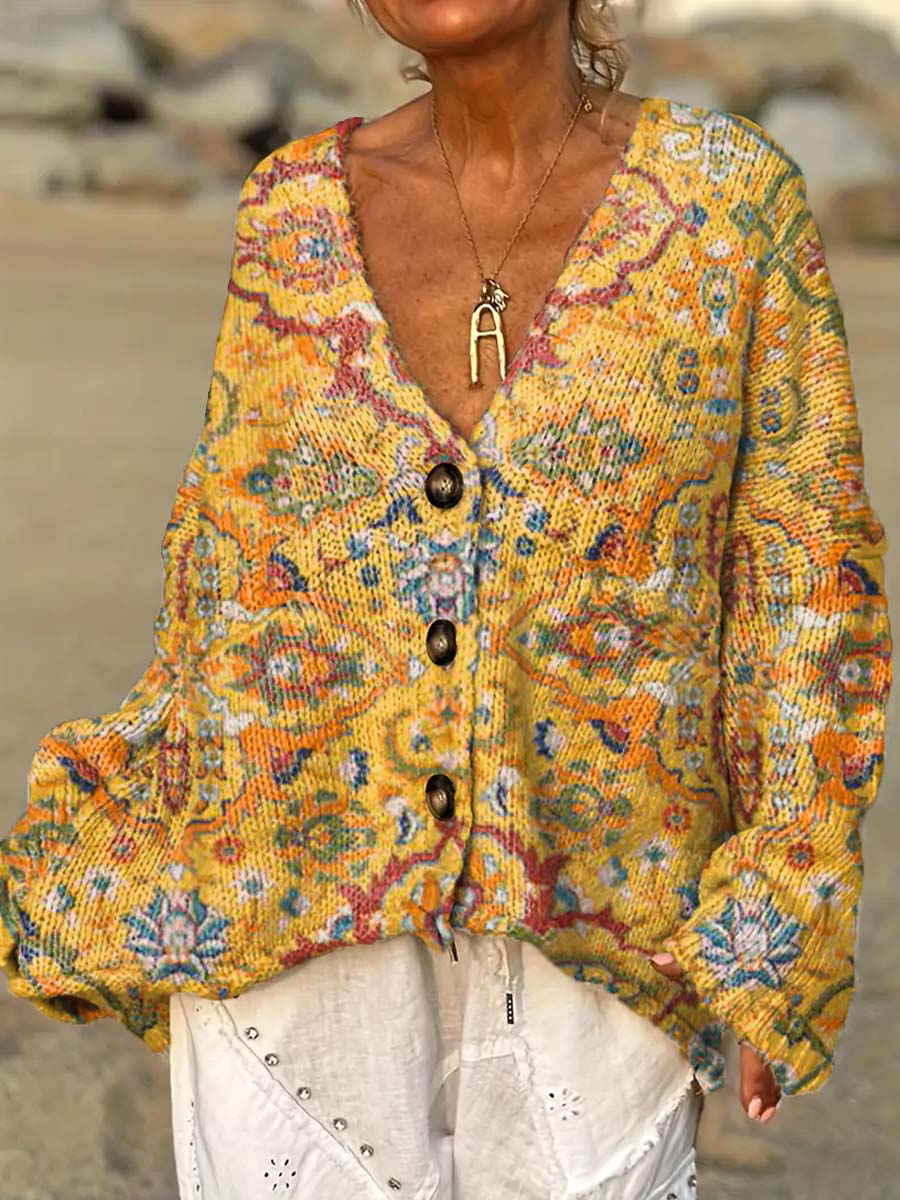 womens-retro-ethnic-art-patterns-casual-pullover-sweater-h45a